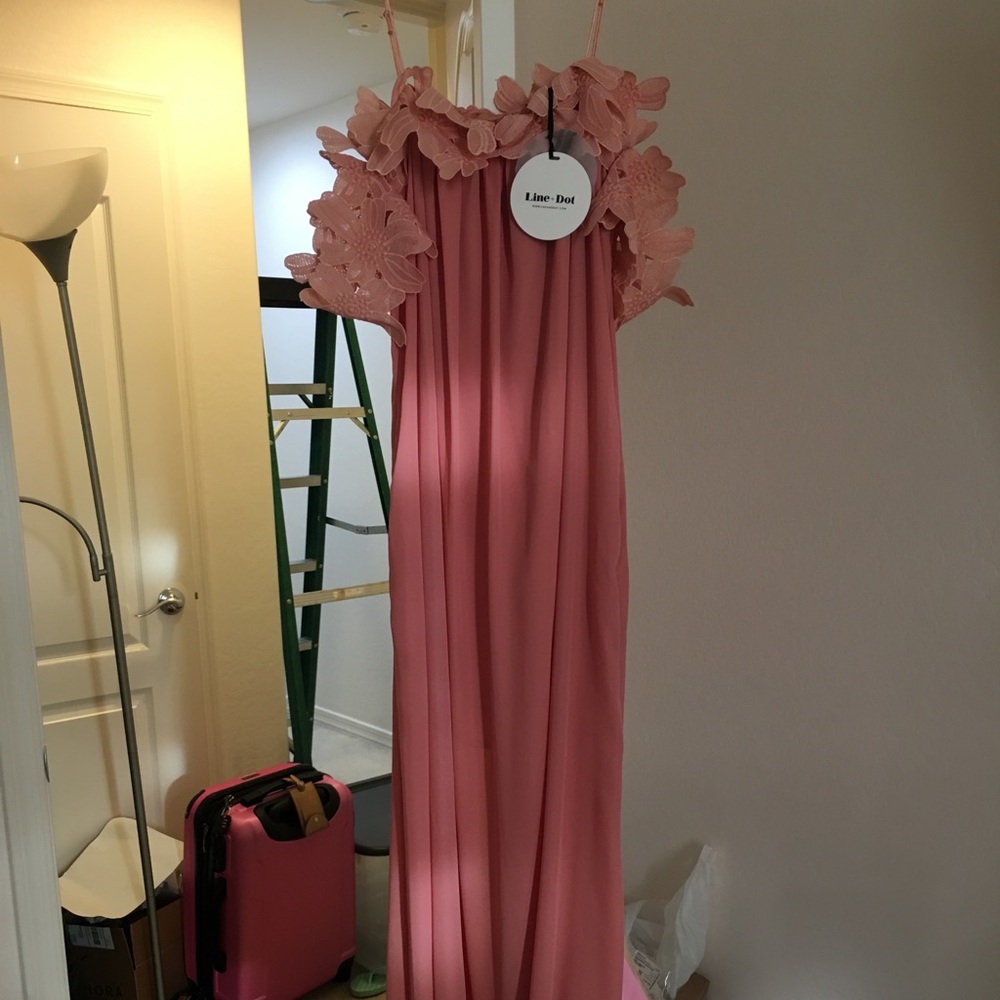 Line and Dot Maxi dress. NWT